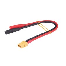 1pc XT60 Female to 4mm Banana Bullet Female Connector Adapter Cable 12awg 10in