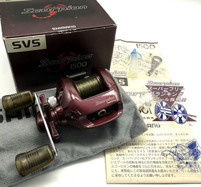Shimano Scorpion 1500 Right Handed Baitcasting Reel with Box JAPAN