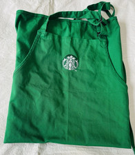 Starbucks Uniform Apron Embroidered Barista Pockets Adjustable Green New Cond