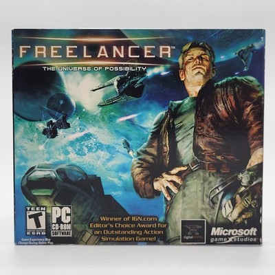Freelancer PC Game (Microsoft Game Studios, 2003) Disc & Sleeve