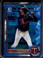 Carlos Aguiar 2022 Bowman Sapphire Edition #BCP-1