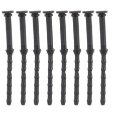 8Pcs Vibration Reducing Silicone Rubber Fan Mounting Screws Black Pc Case