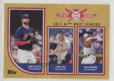 2018 Big League Stat Kings Trio Gold Luis Severino Corey Kluber Chris Sale 4l3