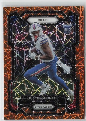 2023 Panini Prizm #310 Justin Shorter Lazer RC