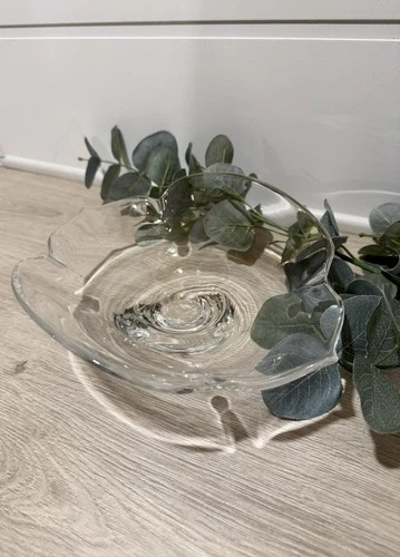 Steuben, Signed 60’s Crystal Calyx Bowl