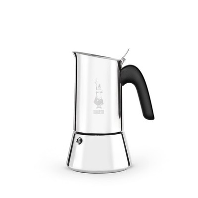 Bialetti - Neue italienische Espressomaschine Venus Induction aus Edelstahl, gee