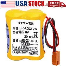 BR-AGCF2W 6V PLC Battery For FANUC A98L-0031-0011 CNC Machine with Plug