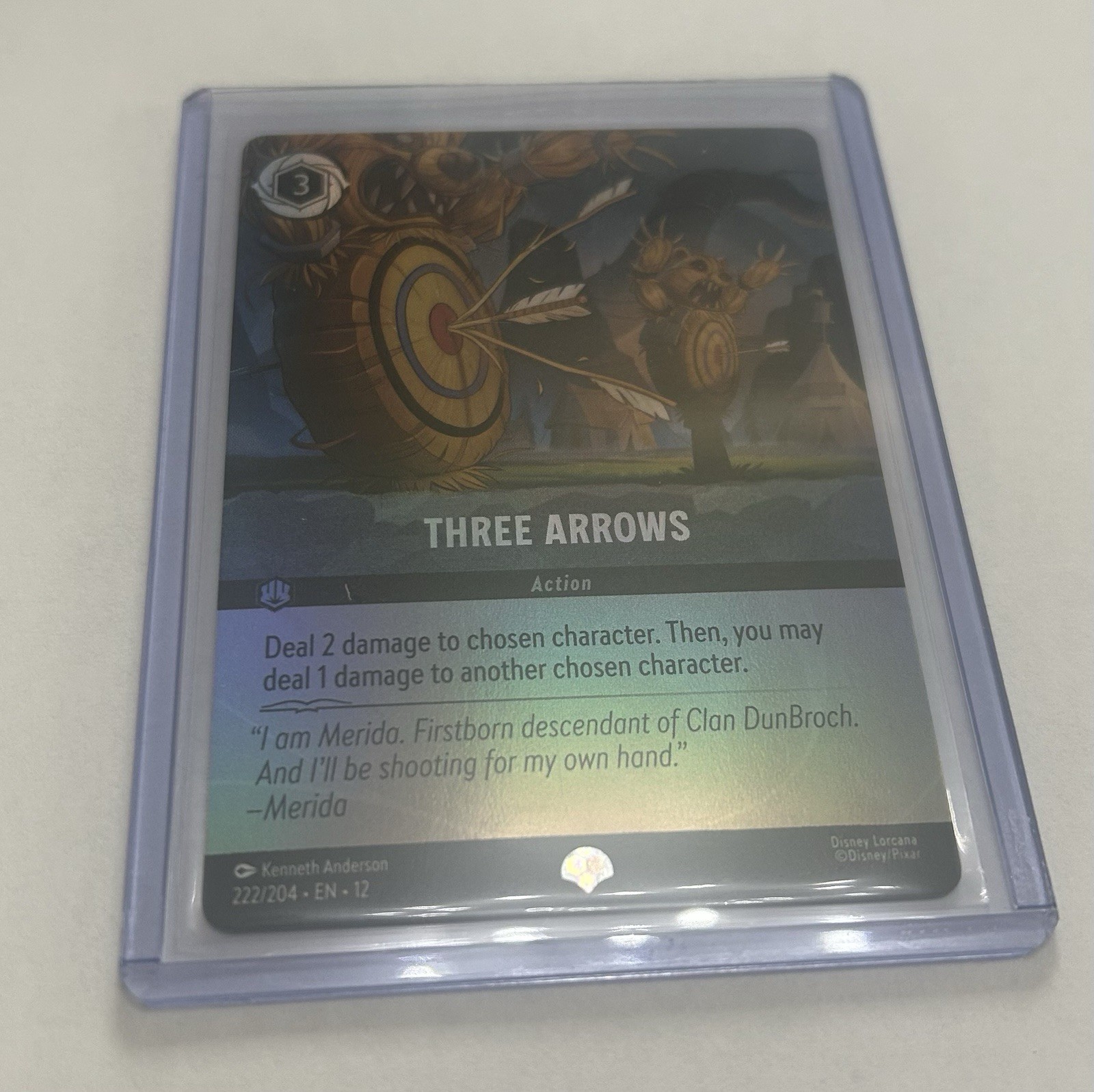 Lorcana - Three Arrows - EPIC - Wilds Unknown HOLO 222/204