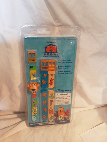 RARE HTF Bear In The Big Blue House Unopened Wrist Watch Jim Henson - Picture 5 of 5