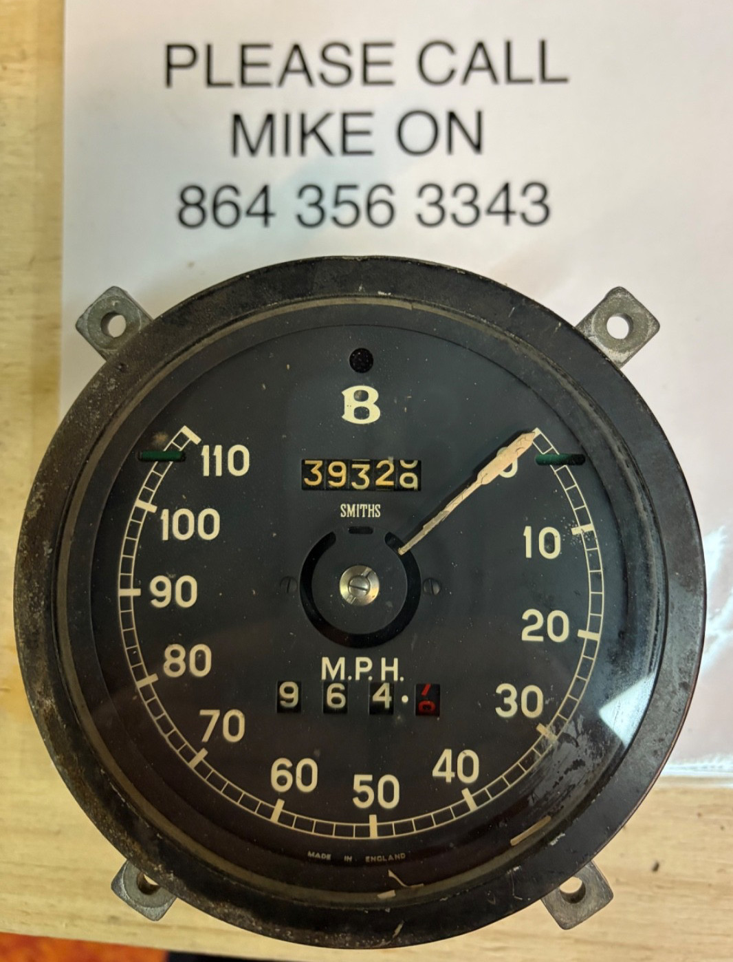 BENTLEY SPEEDOMETER. THE LARGEST 1946-1965 ROLLS ROYCE CLOUD INVENTORY ON EARTH