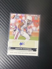 2022 Leaf Pro Set Draft - Autographs Martin Emerson #PSA-ME1 (AU, RC)