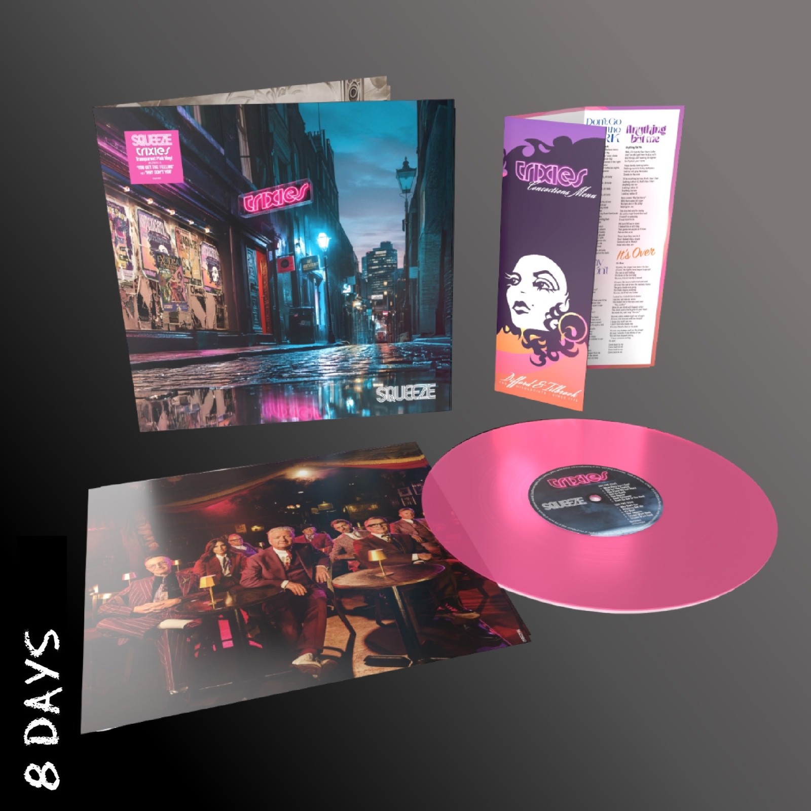 Squeeze - Trixies - Transparent Pink Vinyl - Presale Ships By 6/3/26