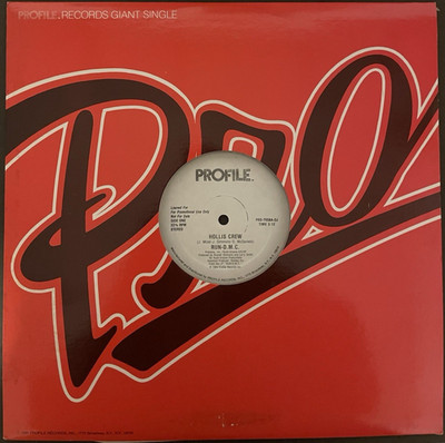 Run D.M.C. -Hollis Crew- 12'' Promotional Vinyl Single (Profile) (1984) - New