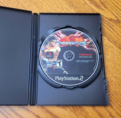 Tekken 5 (Sony PlayStation 2, 2005) No Manual - Tested - Fast Ship!!