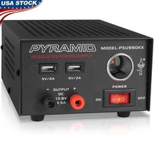 Universal 7 Amp Regulated Home Lab Benchtop AC-Dc Converter Power Supply New