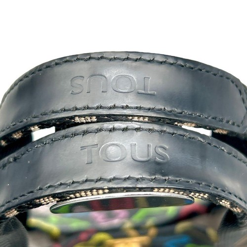 TOUS Bolso de Mano Bolso Cartera Oso Camuflaje Negro Multicolor 44×36cm - Imagen 8 de 13