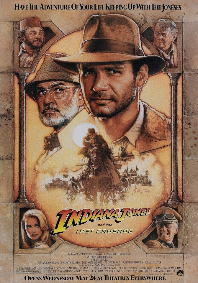 POSTER PRINT Indiana Jones e l'ultima crociata (1989) POSTER #210