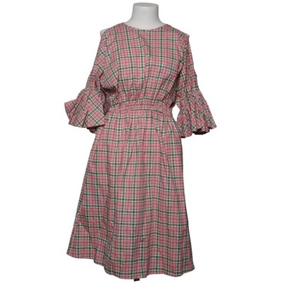 H&M, Kleid, Größe: 38, Pink, Polyester/Baumwolle, Karo, Damen #BRp