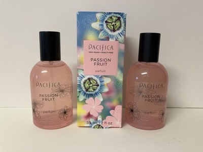 Pacifica Passion Fruit Parfum 2 fl oz Two Bottles NEW