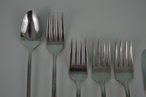 American Silver Co Camelot Harvest Flatware Forks Butter Spreader Iced Tea Spoon - Picture 3 of 12