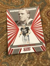 2021 Score #GF11 Howie Long Game Face Red