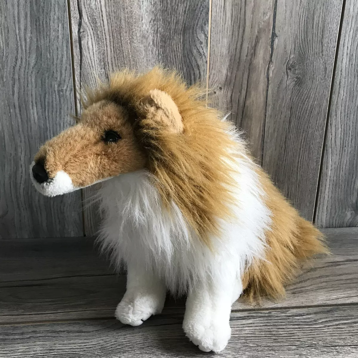 Stuffed collie hotsell