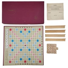 Scrabble Crossword Game - Selchow & Righter Co 1953