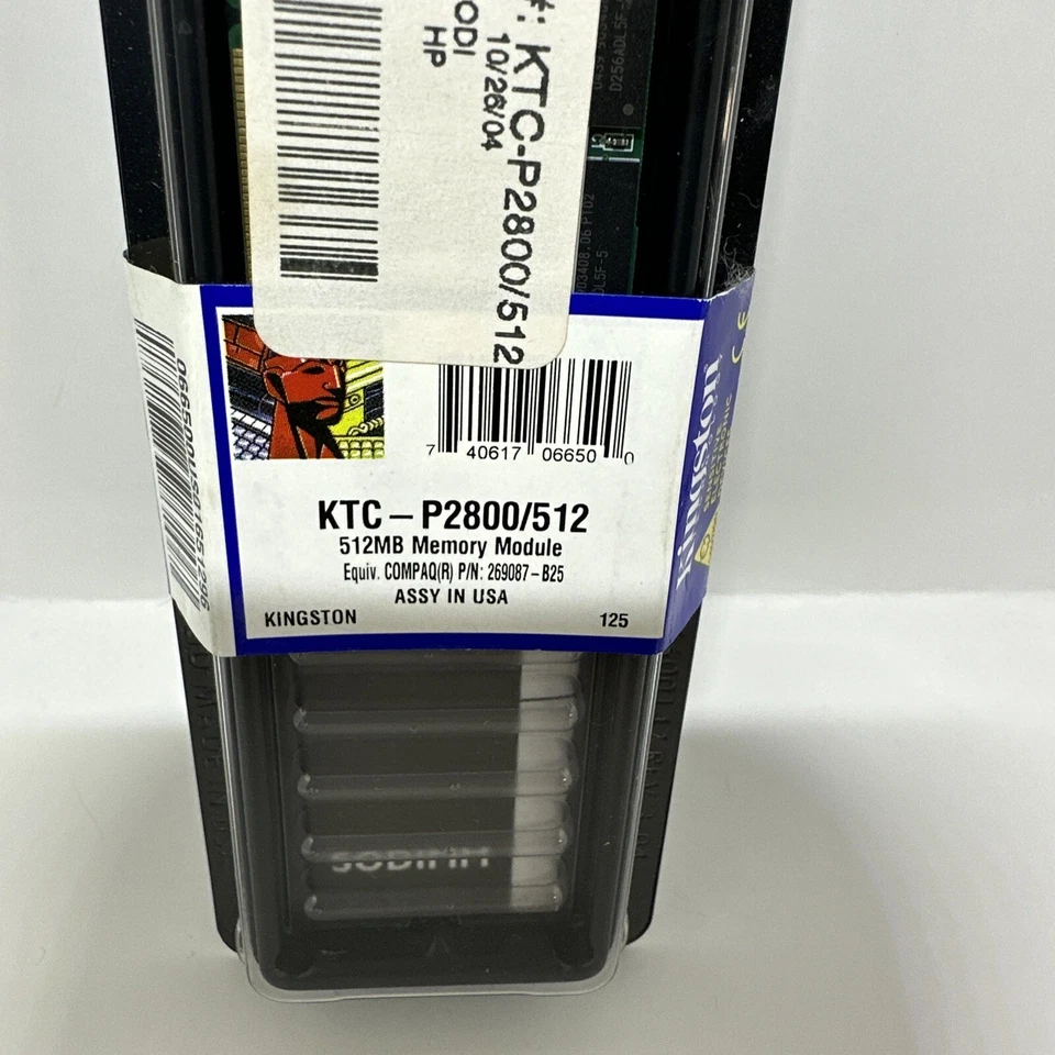 512MB SODIMM DDR 266 PC-2100 Kingston KTC-P2800/512 notebook RAM memory - Image 2 of 4