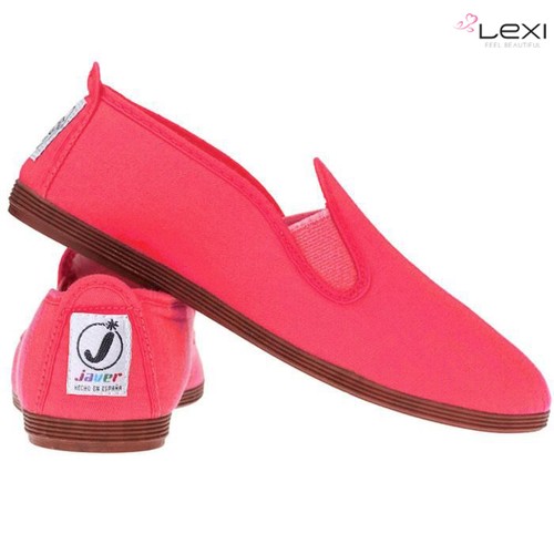 Damas Mujeres Estilo Hilosa Para hombres Javer Plimsolls Niñas Alpargatas Planas Zapatos - Imagen 23 de 24