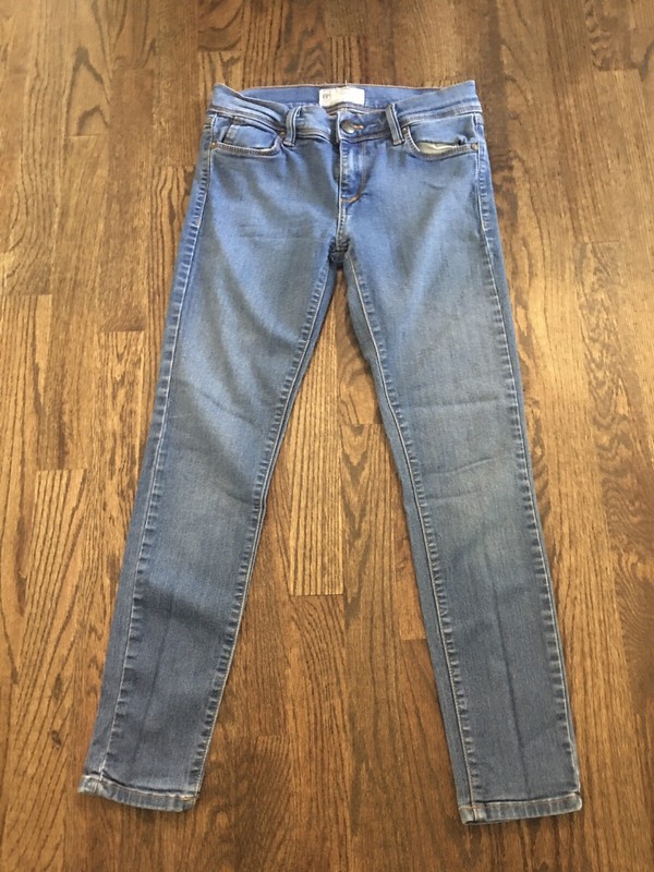 free people skinny capri jeans rayon blend women’s size 26