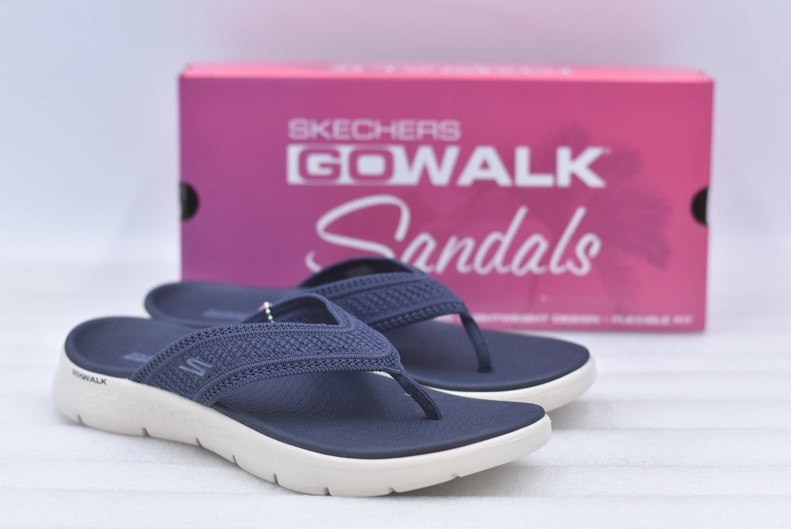 Women's Skechers GO Walk Flex Holly Sandal in Navy Size 10 141459