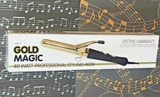 Burmax Gold Magic MODEL GM-71 Professional 1  40 Watt Styling Iron NEW IN BOX 