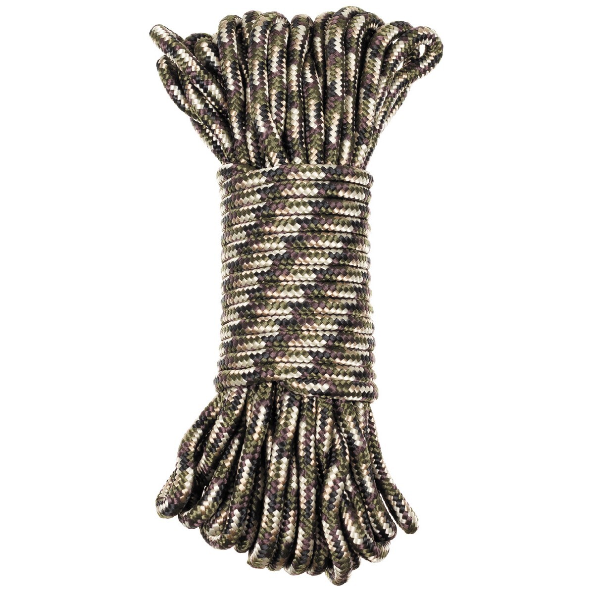 MFH Para Cord 7mm Rope Camo 15 meters Shelter Bivvi Camping Hiking