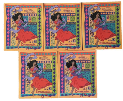 Disney's The Hunchback of Notre Dame Esmeralda lot of 5 Folders