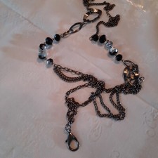 Beading And Chain ID Holder 24" Long