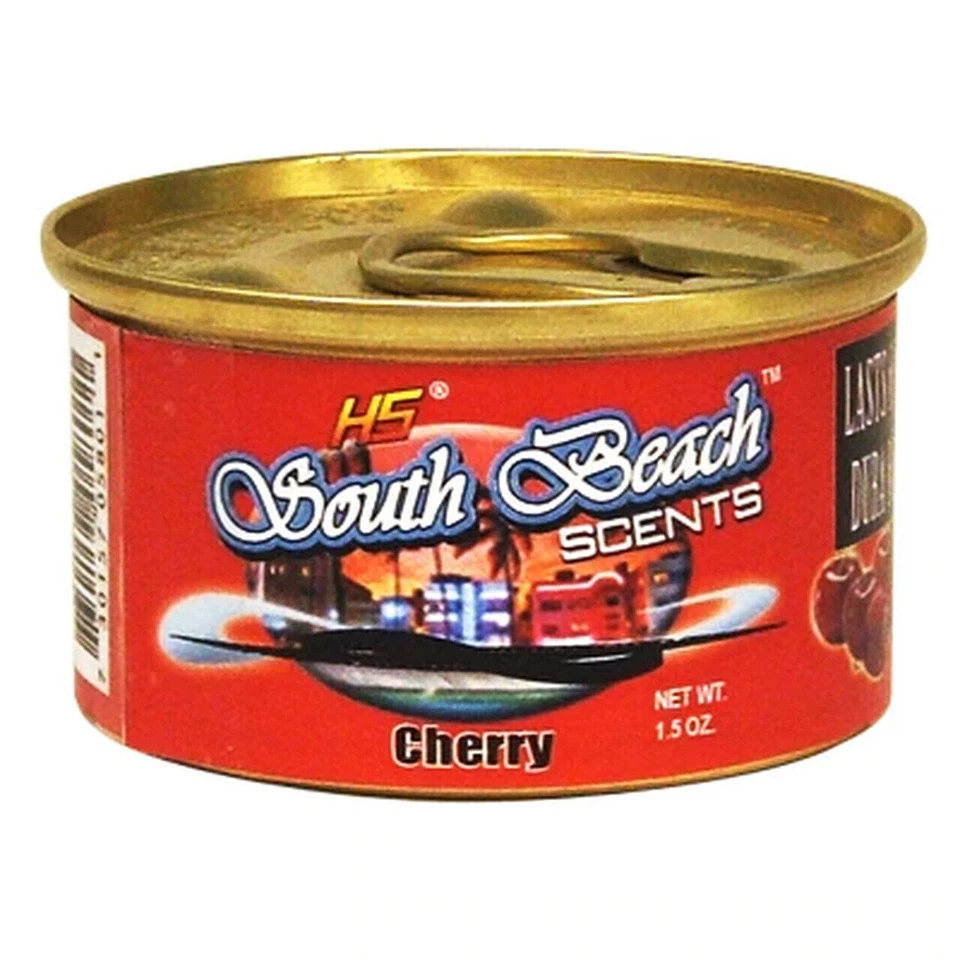 AIR FRESHENER 12 SOUTH BEACH CHERRY ORGANIC 1.5 OZ CAN CAR HOME OFFICE - Image 2 of 2