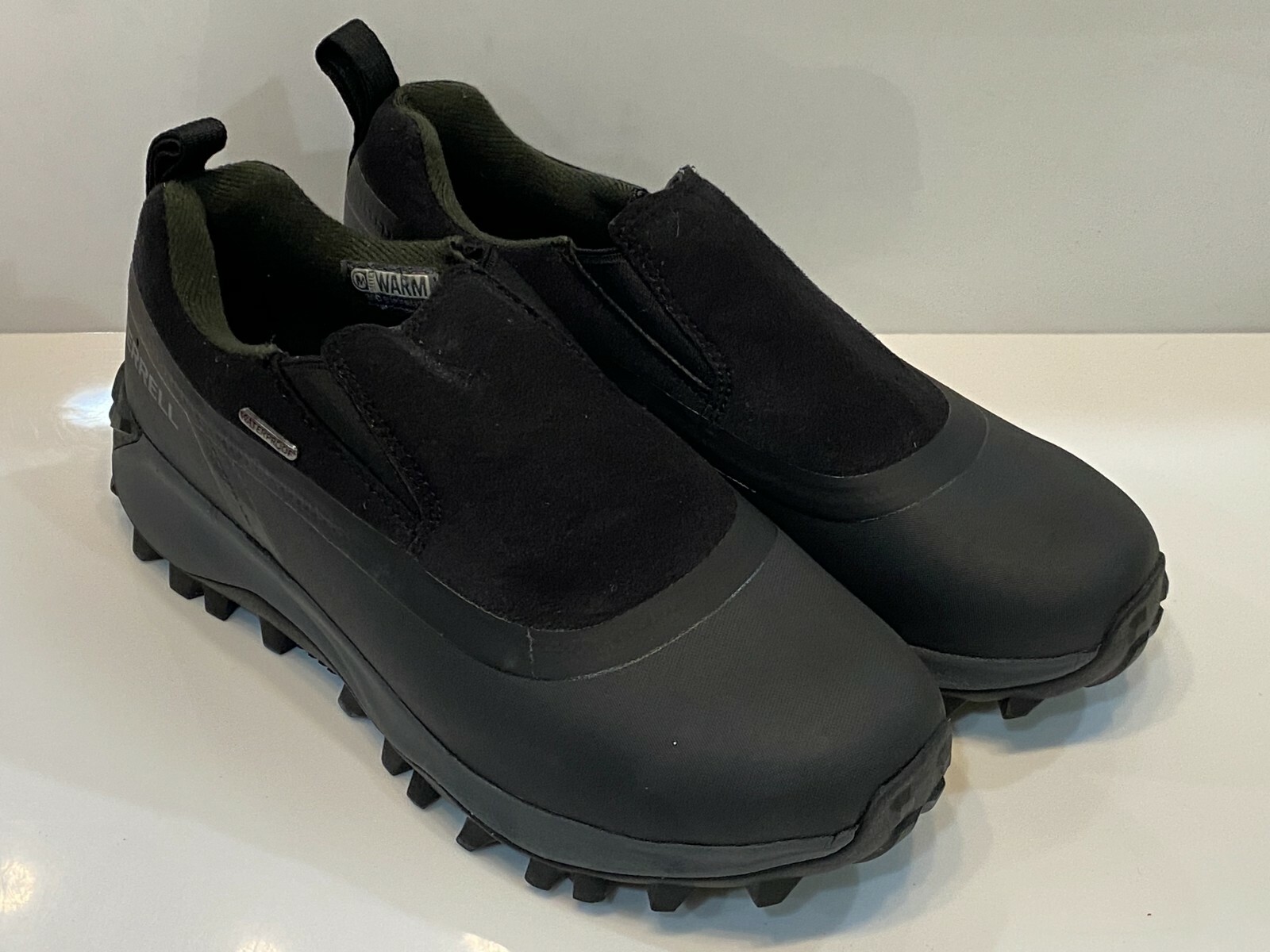 merrell men's thermo snowdrift moc shell waterproof