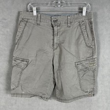 UNION BAY Cargo Shorts Mens 34 Gray Y2K Summer Vintage