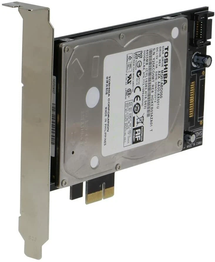 Sedna PCI Express (PCIe) SATA III (6G) SSD Adapter with 1 SATA III Port - Image 2 of 4
