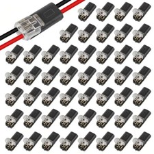 10-100x 2Pin Way Plug Car Electrical Connectors Wire Cable Automotive Waterproof
