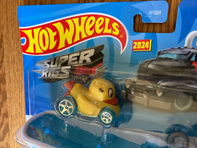 Hot Wheels 2024 Super Rigs Scrubba Dub Driver Duck N Roll Yellow 1