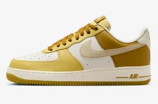Nike Air Force 1 '07 Low Bronzine Yellow Coconut Milk White