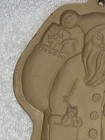 Brown Bag Cookie Art Mold 1983 Santa Claus Christmas & recipe book — photo 4