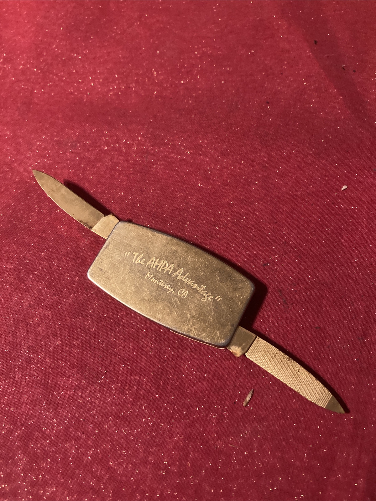 Zippo “The AHPA Advantage” Monterey, CA Clip Pocket Knife Made in USA