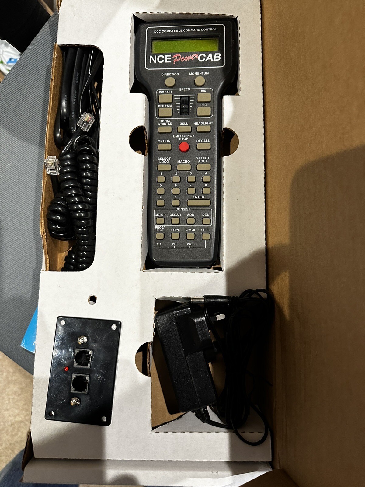 Power Cab UK NCE Entry level DCC Starter Set, with 240VAC power supply