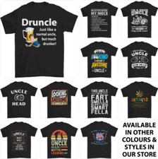 Uncle T-Shirt Funny Mens Tshirt Tee Top Niece Nephew