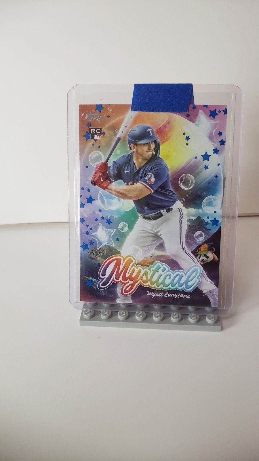 WYATT LANGFORD 2024 Topps Update Series  Mystical Blue SP (RC) #MYS-21 RANGERS