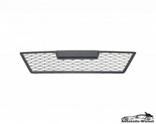 Stoßstange Gitter Vorn Mitte Schwarz für Seat Leon 1P1 09.2009-12.2012