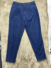Wrangler Straight Fit Jeans Womens Misses 18 Blue Denim High Rise Made in USA