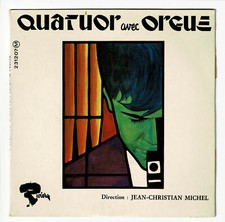 J C.Michel Vinyl 45 Runden EP Quartett Mit Orgel Sonata Adagio Aria -riviera